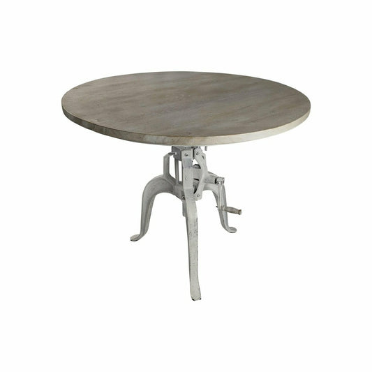 Bentley Adjustable Crank Table, Whitewash
