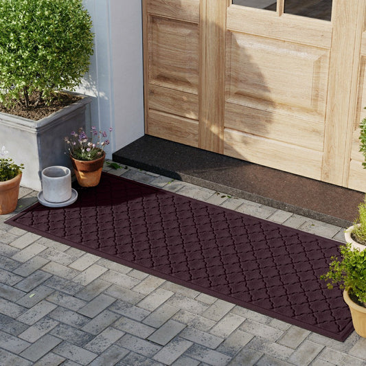 WaterHog® Indoor/Outdoor Geometric Doormat, 3' x 7'