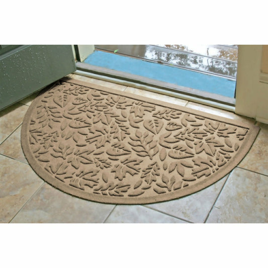 Fall Day Indoor/Outdoor Half Round Door Mat, 24"x39"