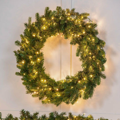Arlington Indoor/Outdoor Lighted Holiday Wreath