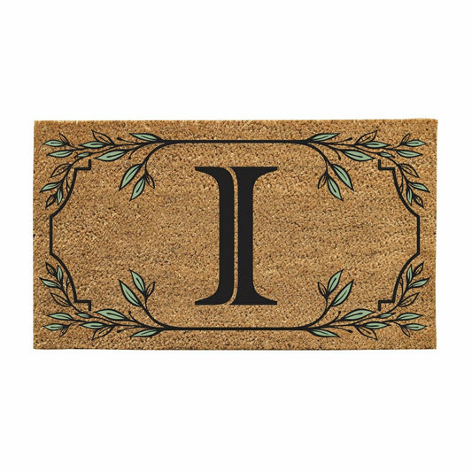 Monogram Coir Mat, Letter "I"