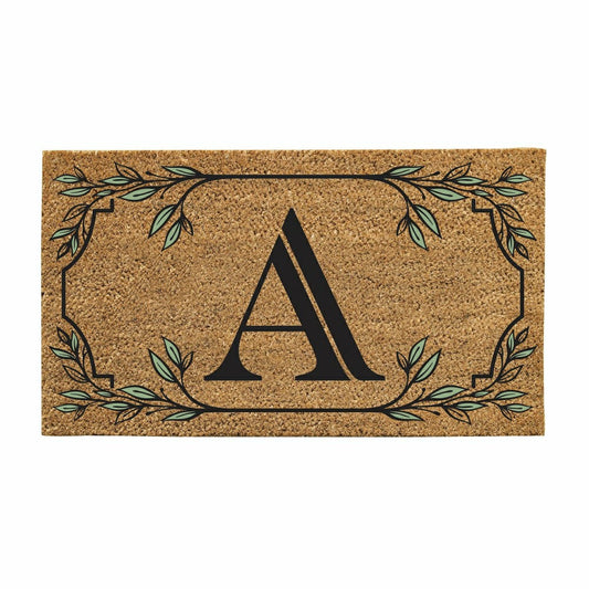 Monogram Coir Mat, Letter "A"