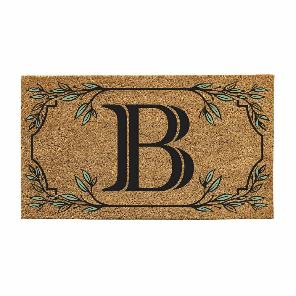 Monogram Coir Mat, Letter "B"