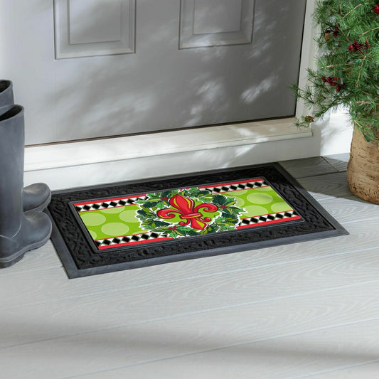 Holiday Fleur De Lis Sassafras Switch Mat