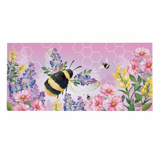 Cottage Garden Pink Florals Bee Sassafras Switch Mat