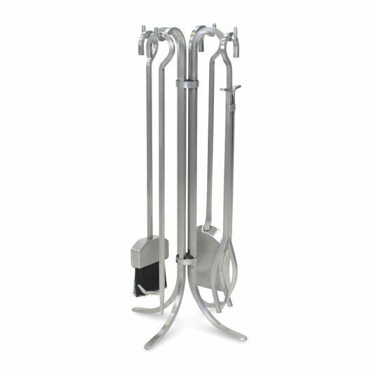 5-Piece Stainless Steel Newport Fireplace Tool Set