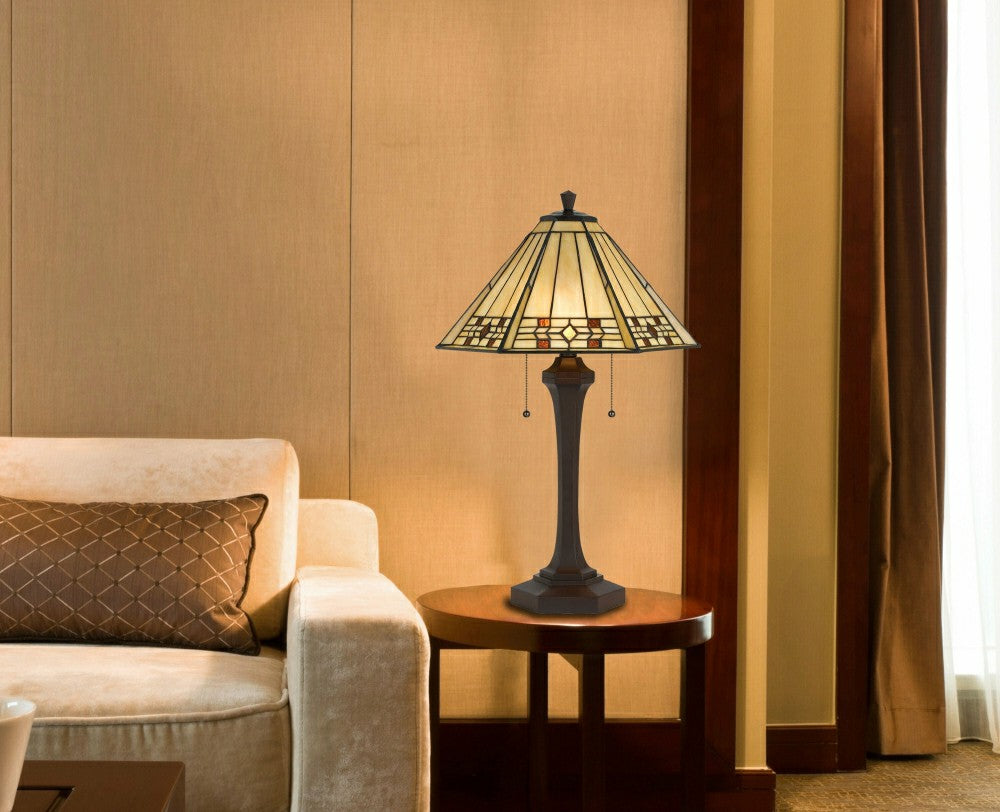 Prarie Glow Tiffany Table Lamp