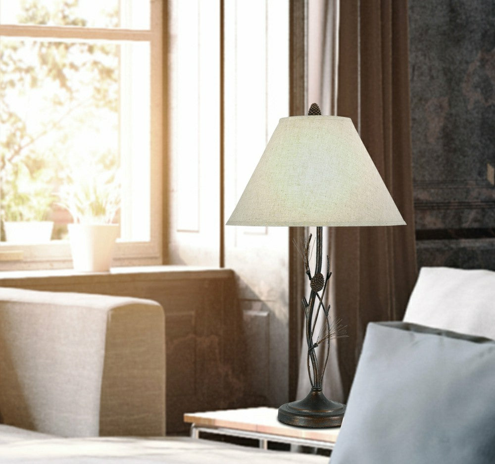 Pine Twig Iron Table Lamp