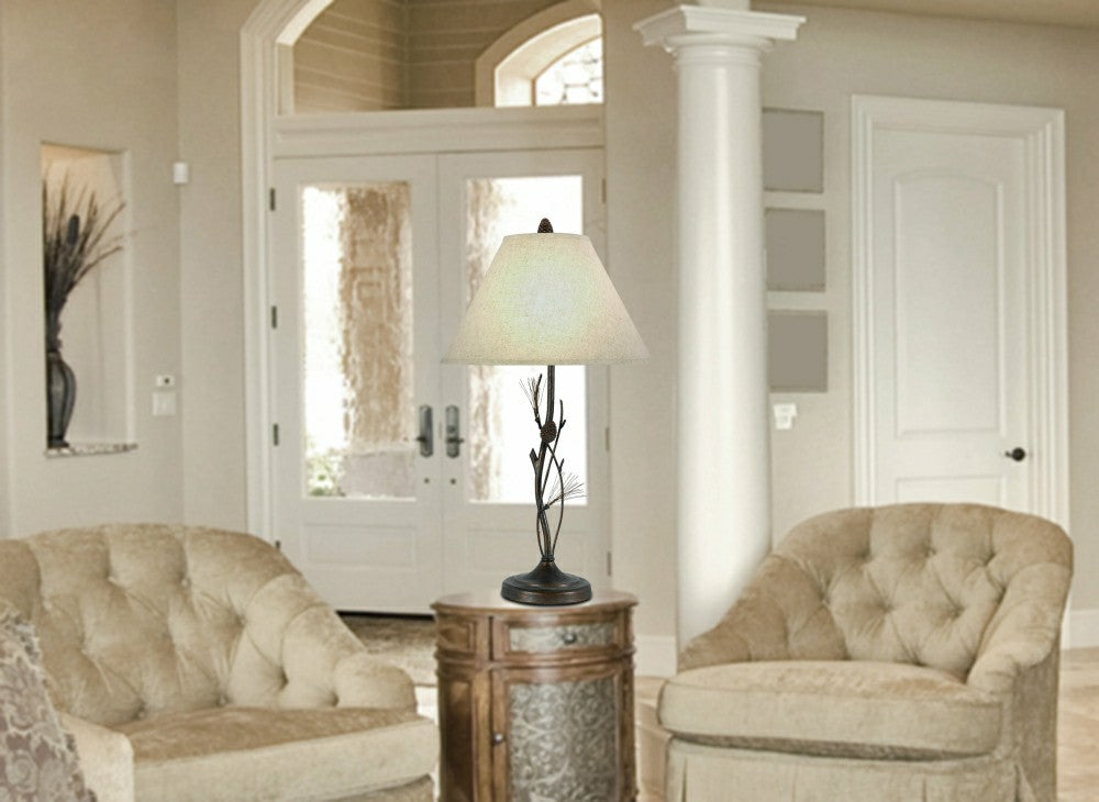 Pine Twig Iron Table Lamp