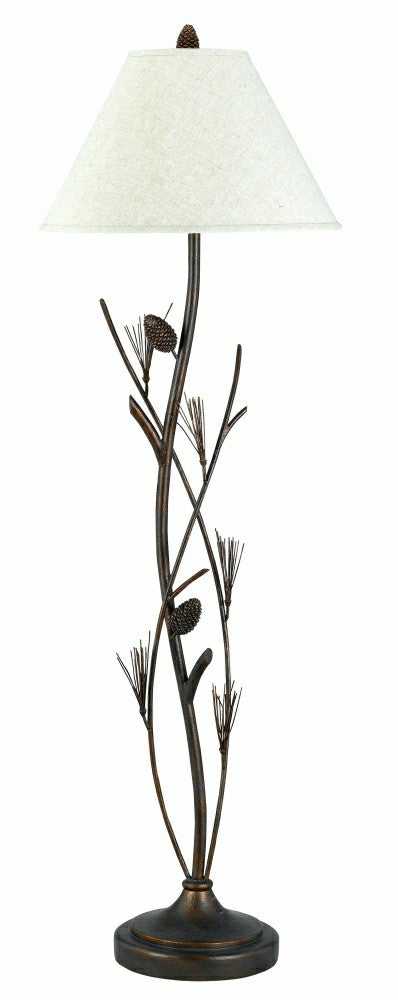 Pine Twig Iron Floor Lamp