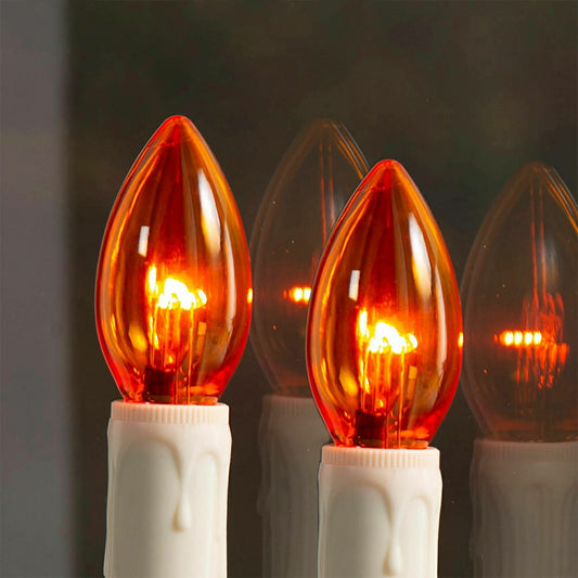 Replacement Bulbs for Halloween Suction Cup Candles, Set of 2