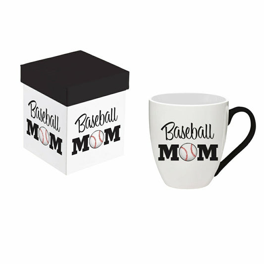 Red, White, & Bloom Sports Coffee Cup Ceramic Cup O' Java, Baseball Mo