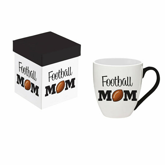 Red, White, & Bloom Sports Coffee Cup Ceramic Cup O' Java, Football Mo