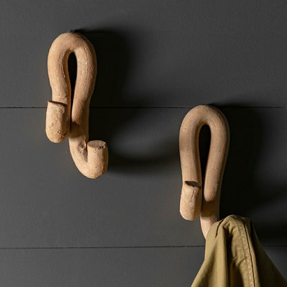 Clay Wall Hook, Set of 2