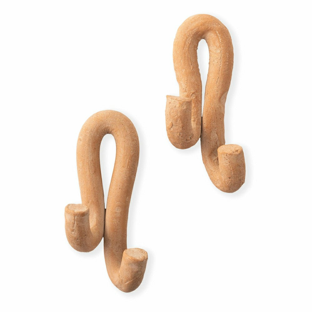 Clay Wall Hook, Set of 2