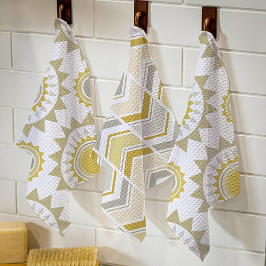 Sunrays Quick Dry Dish Cloth, Set of 3, 10" x 10"