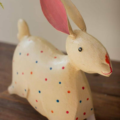 Metal Rabbit Garden Statue, Set of 2