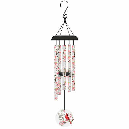 Avria Wind Chime, Hand-Tuned Wind Chime, Metal, Memorial, Cardinal Sen