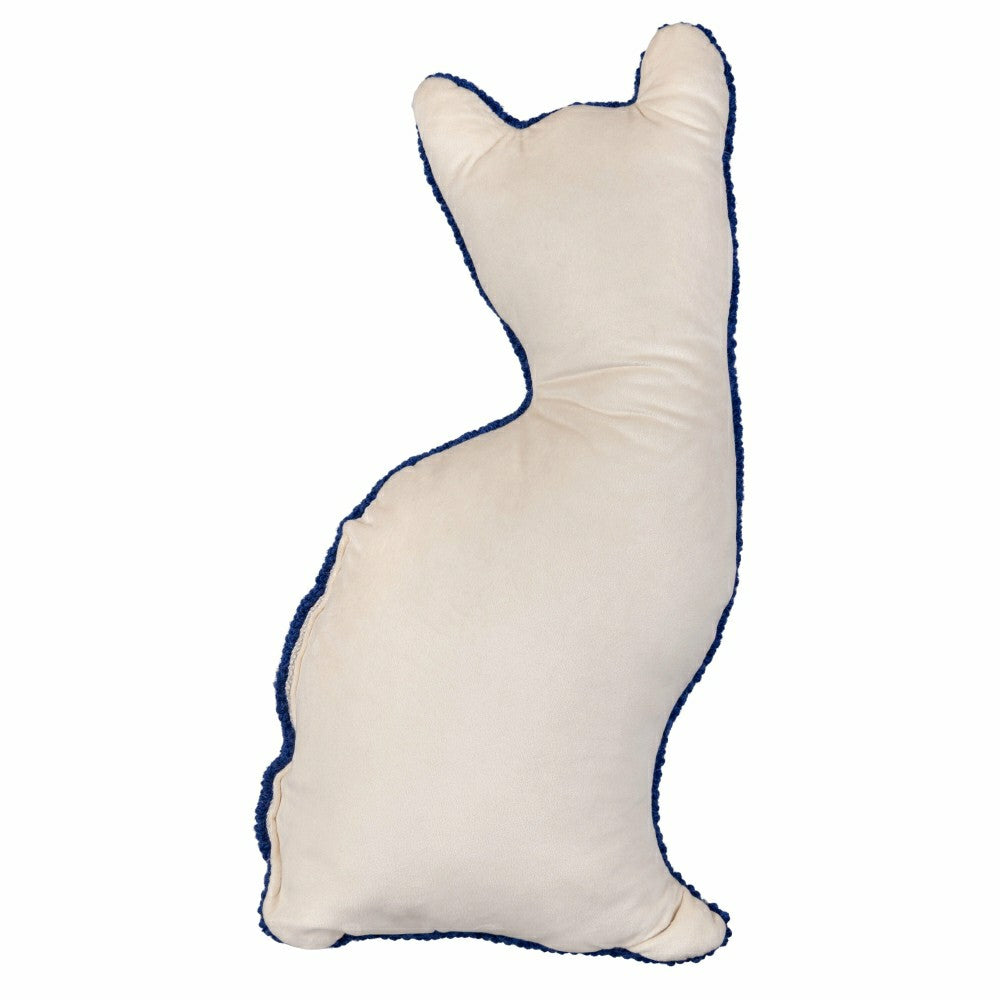 Chinoiserie Cat Hooked Pillow