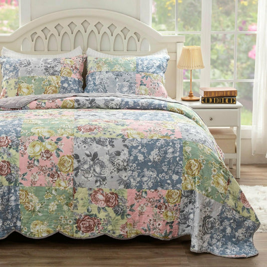 Deborah Quilted Bedding Set, Twin