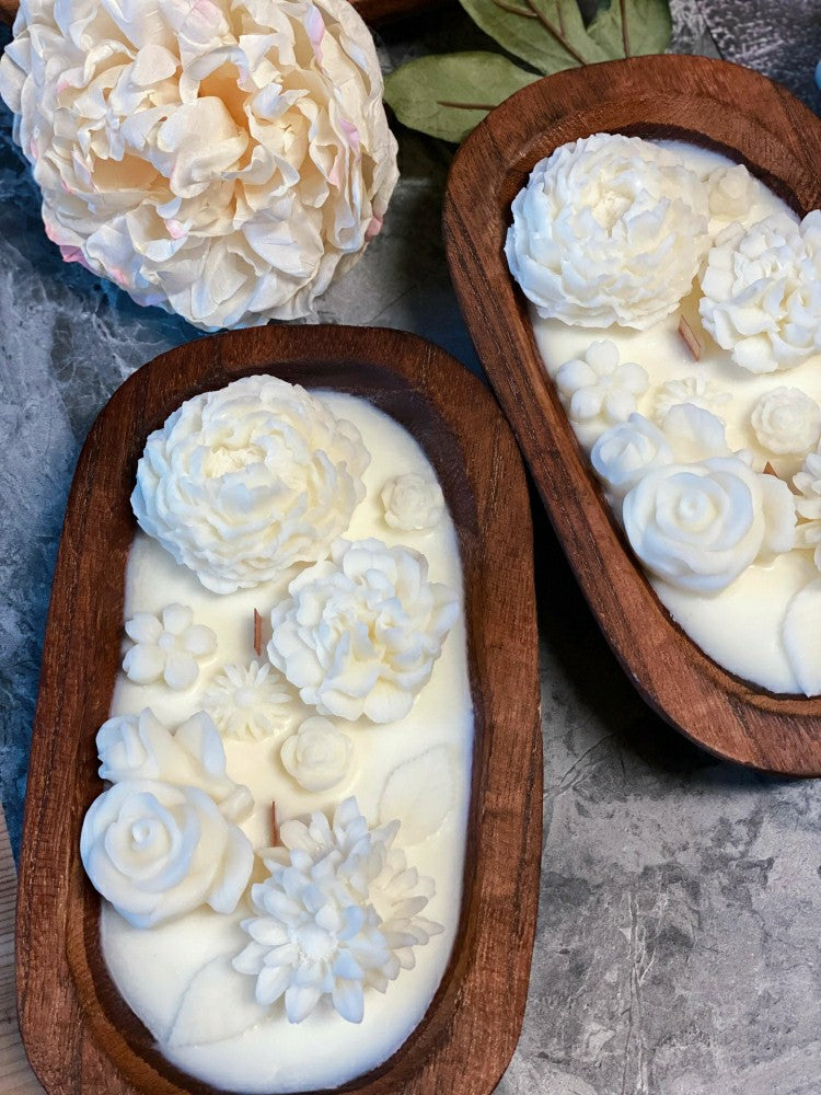 Botanical Garden Dough Bowl Candle