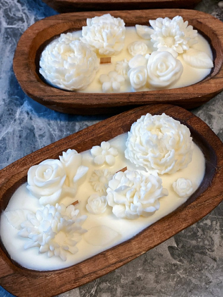 Botanical Garden Dough Bowl Candle
