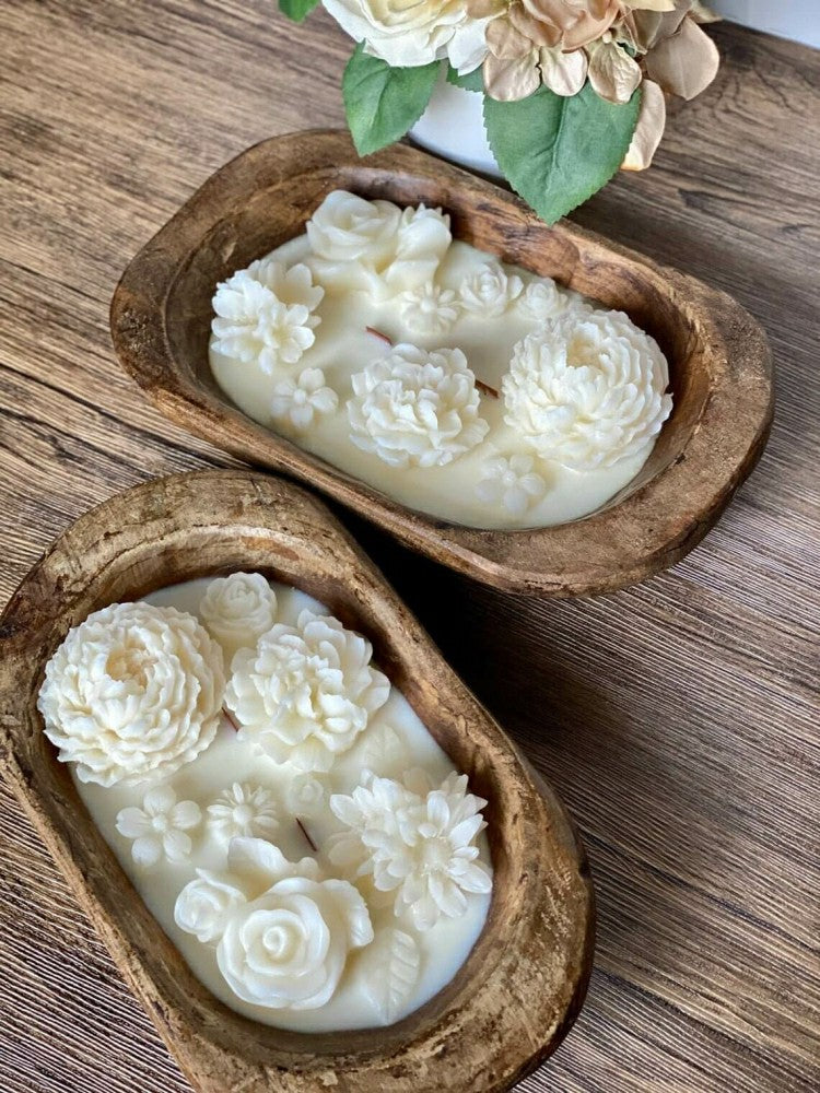 Botanical Garden Dough Bowl Candle