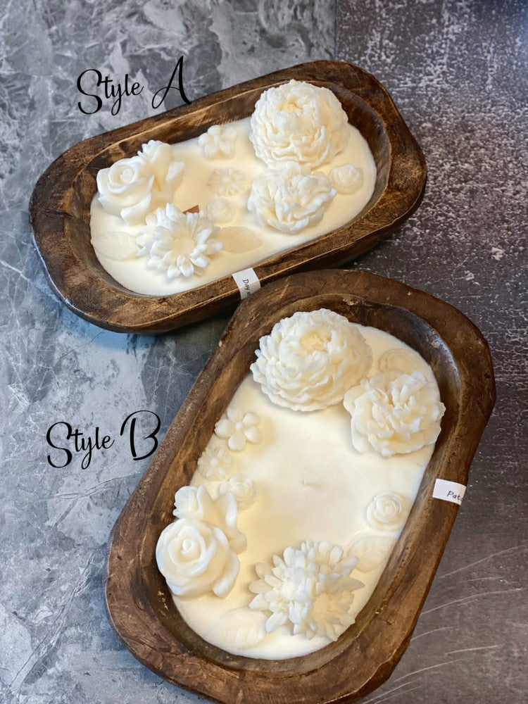 Botanical Garden Dough Bowl Candle