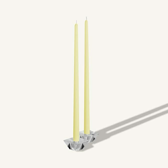 Ivory Giant Taper Candles - 20 Inch - 8 Pack
