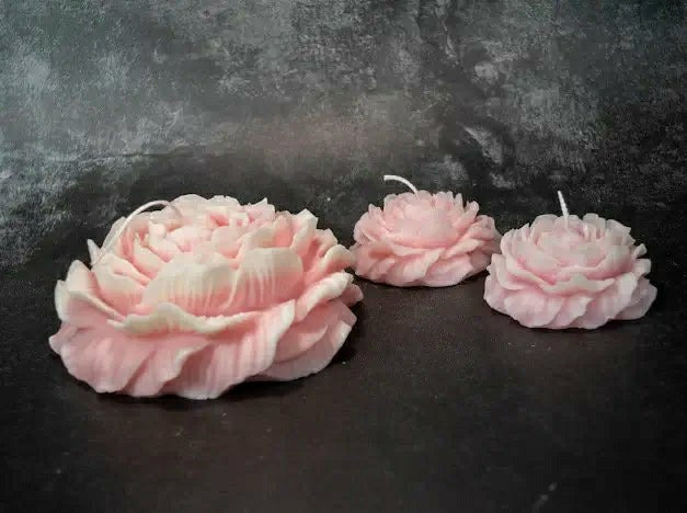 Huge Peony Candle - Premium Soy Wax Scented Candle