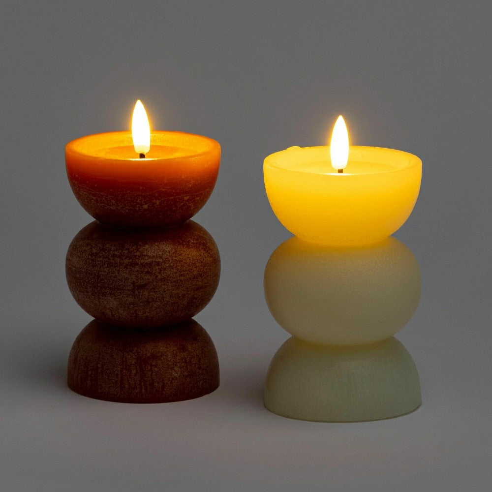 Tall LED Vase Candle