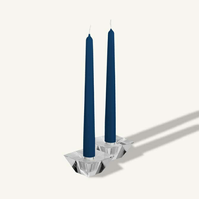 Sapphire Blue Taper Candles - 12 Inch - 4 Pack