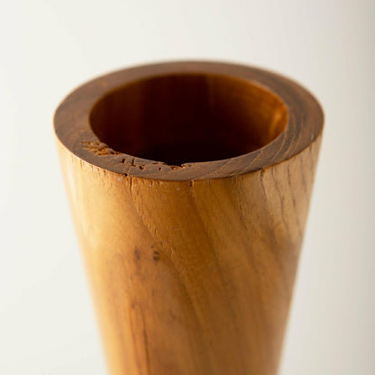 Glass Infused Tall Candleholder