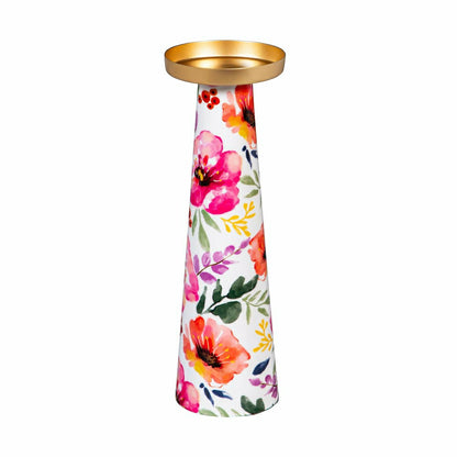 Pastels of Nature Metal Candle Holder Set