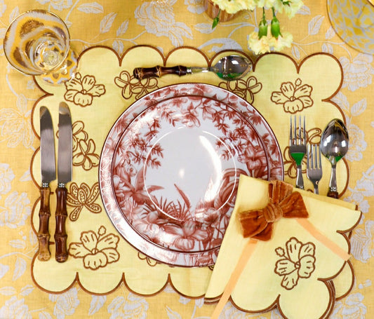 Sepia Estate Dinner Plate - Set of 4 (+1 Bonus Plate)