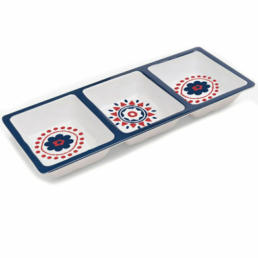 Americana BOHO by JG, Rectangular Melamine 3 Sectional