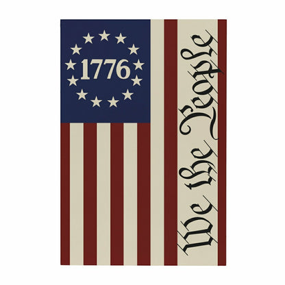 Red White & Bloom Indoor Wood Wall Décor, We The People, 24"x16"