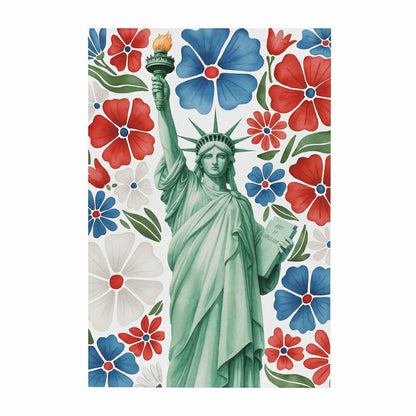 Red White & Bloom Indoor Wood Wall Décor, Statue of Liberty 24"x16"
