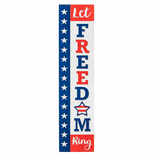 Let Freedom Ring Large Single Sided Leaner, 46"
