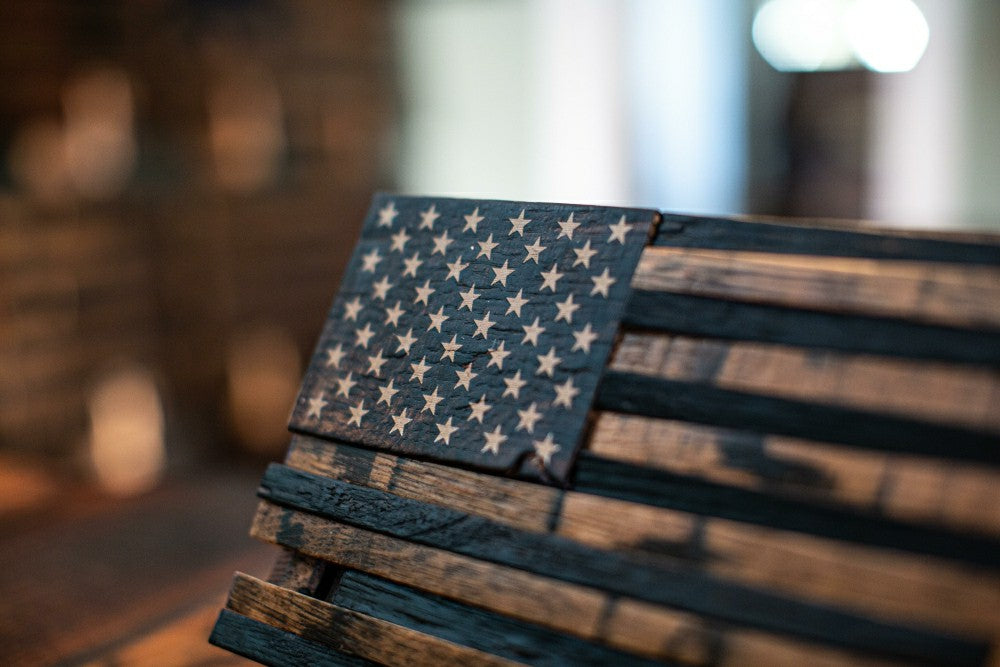 The Classic Cask Heritage Flag and Flag Stand