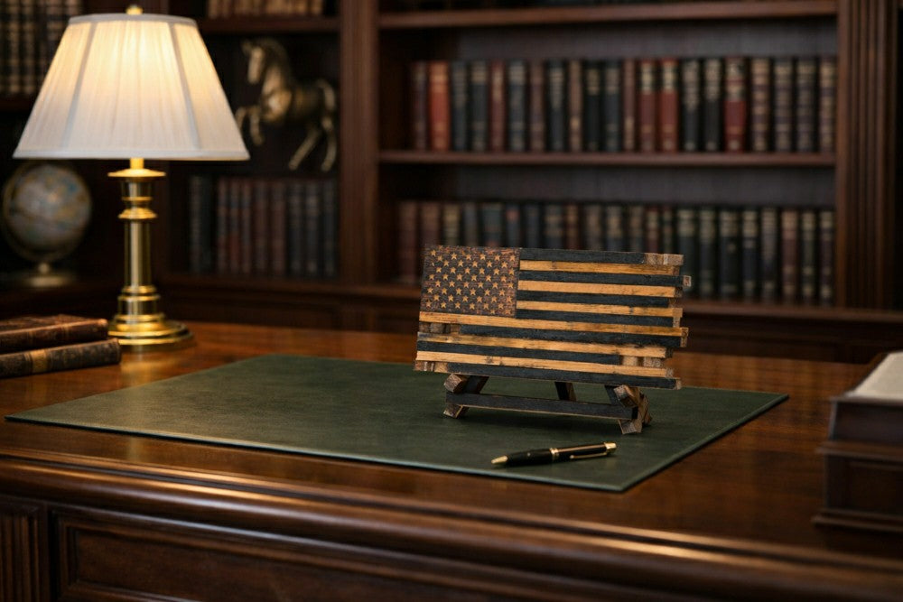 The Classic Cask Heritage Flag and Flag Stand