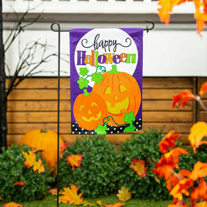 Seasonal Suede Garden Flag Set of 8, Whimsical