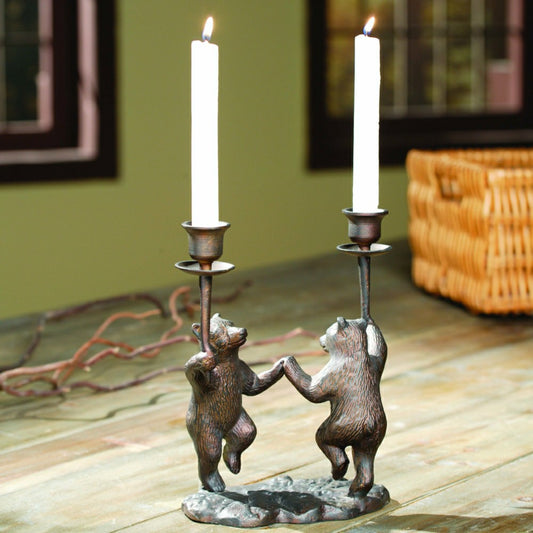 Dancing Bears Candleholder