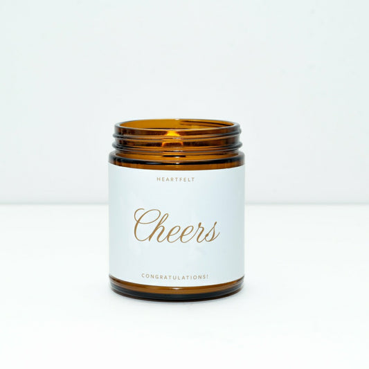 Cheers! Congratulations Jar Candle