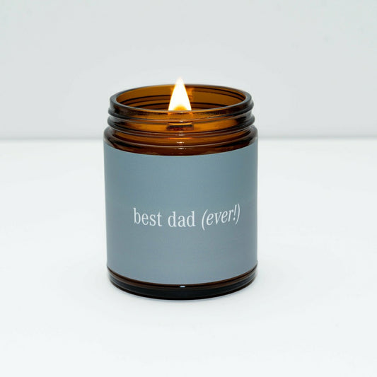 Best Dad Ever Jar Candle