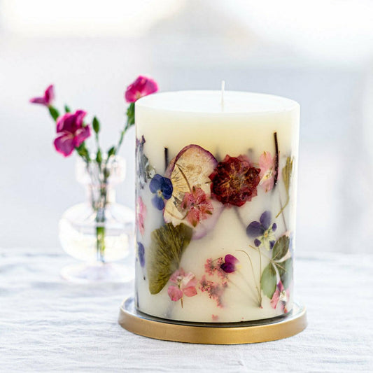 Signature Botanical Candle - Blushing Rosewood