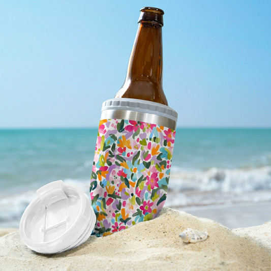 In Bloom Stainless Steel Quatre Chiller with Silicone Cap and Tumbler