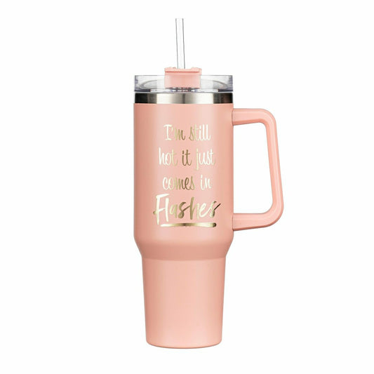 Tumbler Stainless-Steel Canyon Cup w/ Straw, I'm Still Hot Canyon Cup,