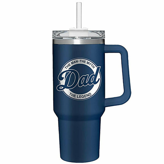 Dad The Man The Myth The Legend Canyon Cup, Double Wall Stainless Stee