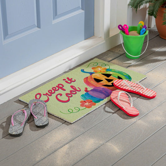 Summerween Creep it Cool PVC Mat, 28"x16”
